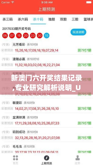 新澳门六开奖结果记录,专业研究解析说明_Ultra1.104