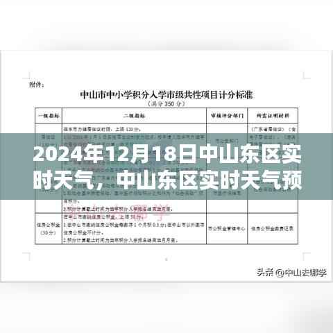中山东区天气预报,聚焦2024年12月18日的天气状况
