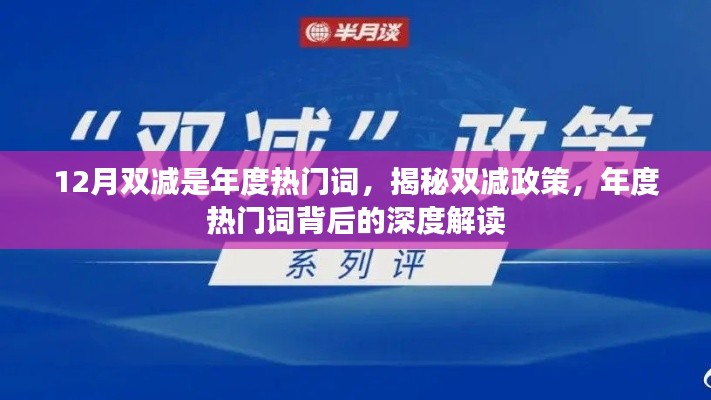 揭秘双减政策,年度热门词背后的深度解读