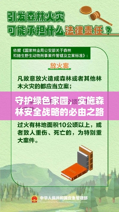 守护绿色家园,实施森林安全战略的必由之路